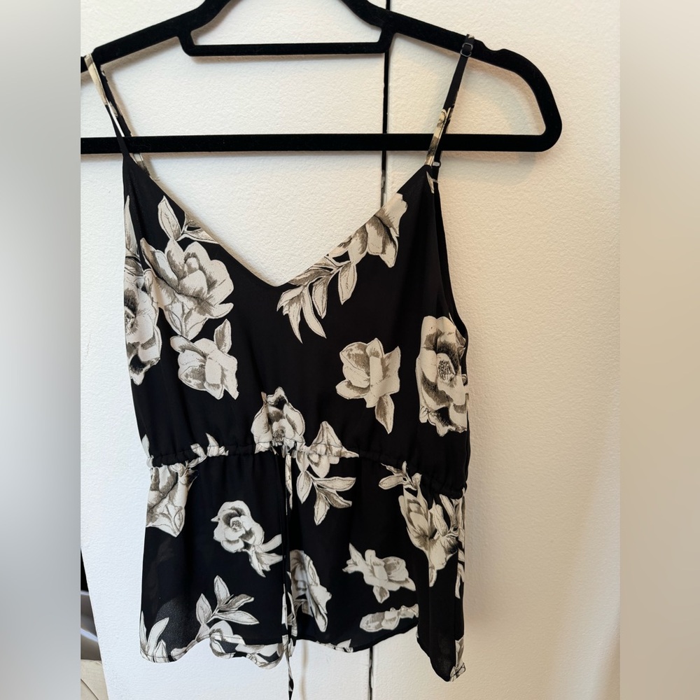 Aritzia Babaton Floral Blouse Top